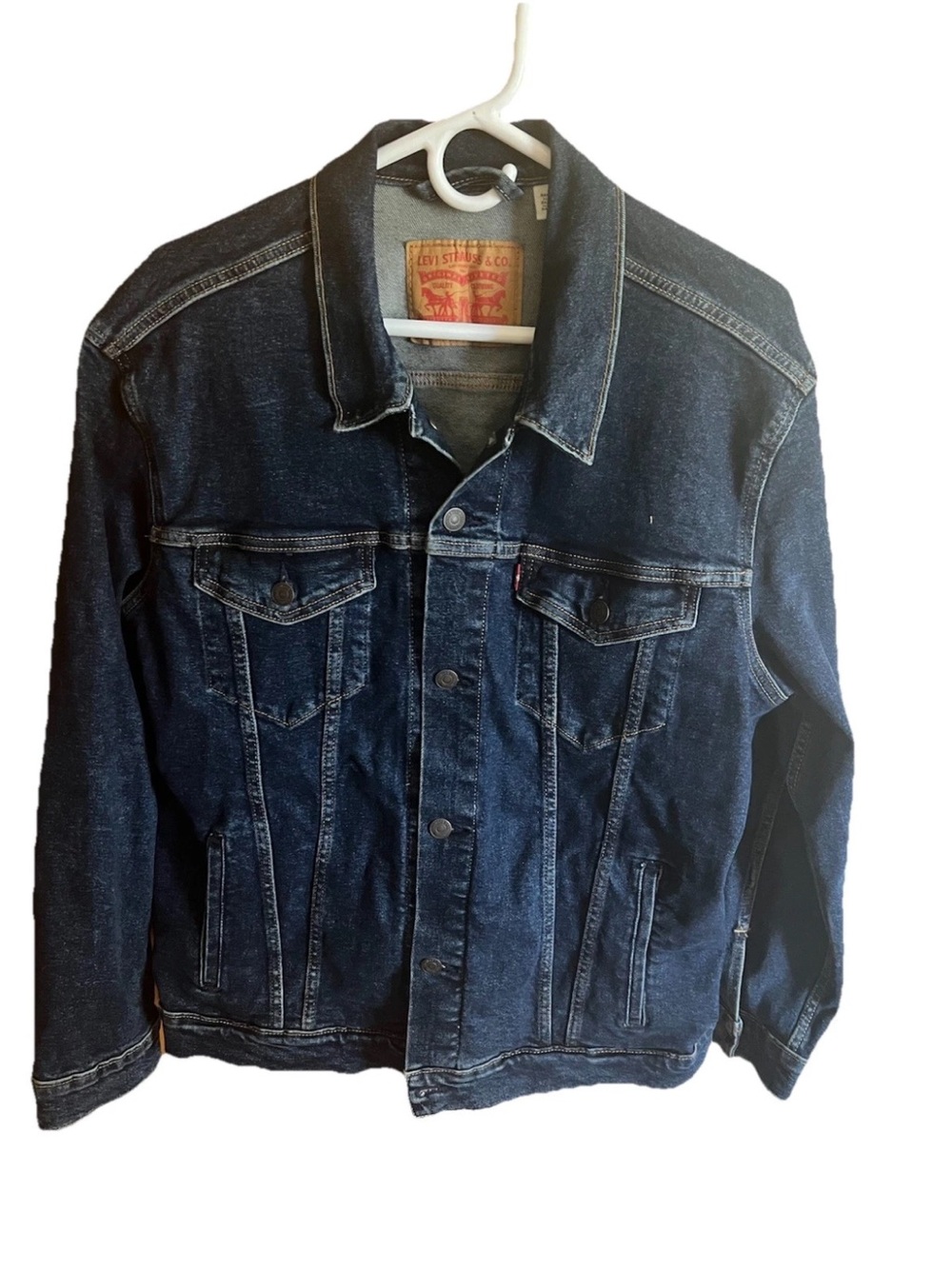 Levi’s Trucker Jacket XL Dark Wash Denim 72334-0322 Classic Button Front